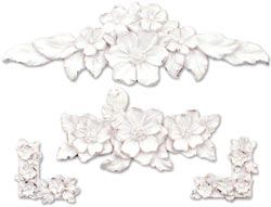 Melissa Frances Garden Party Resin Embellishment: Floral Melissa Frances Garden Party Resin Embellishment: Floral